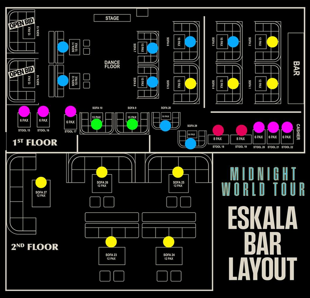 Venue layout